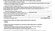 DODATEK KE SMLOUVĚ na dodávku vody a odvádění odpadních vod - sjednání (změna) způsobu platby